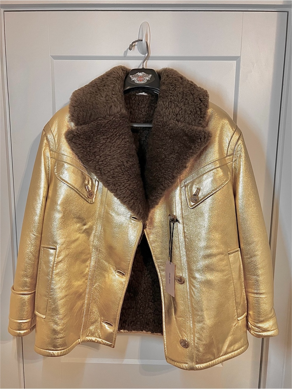 Miu Miu Blouson Oro + Tabacco Runway